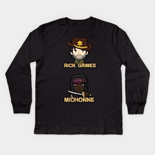 Rick Michonne Kids Long Sleeve T-Shirt